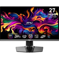 Ecran PC MSI MPG 271QRX QD-OLED - 26.5" QD-OLED QHD 360Hz 0.03ms USB-C-Seconde Vie-Très Bon Etat Grosbill