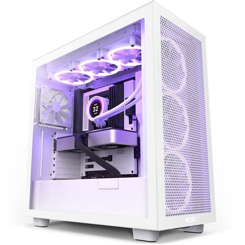 NZXT H7 Flow Blanc  - Boîtier PC NZXT - grosbill.com - 0