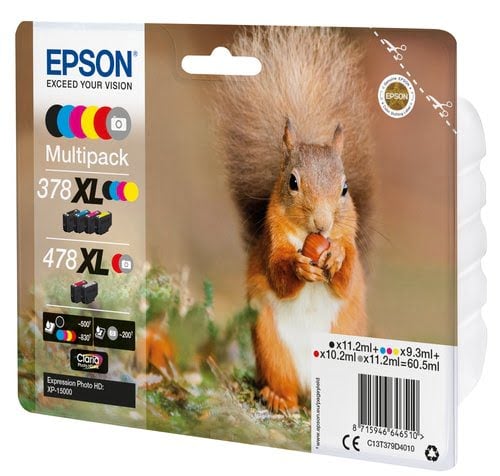 Epson Ink/378XL+478XL Squirrel CMYKRG - Achat / Vente Consommable imprimante sur grosbill.com - 2