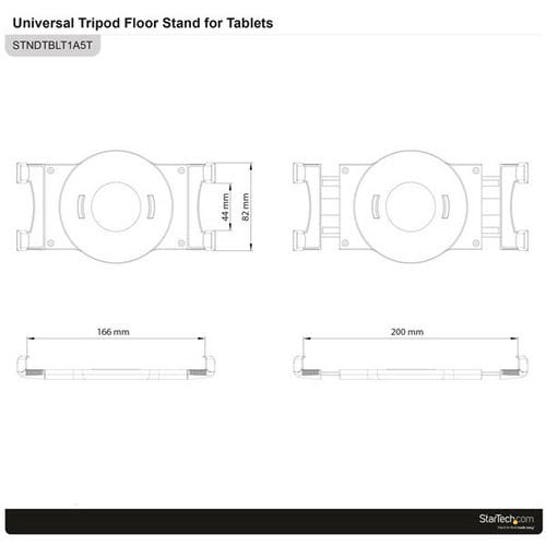 Universal Tripod Floor Stand for Tablets - Achat / Vente sur grosbill.com - 1