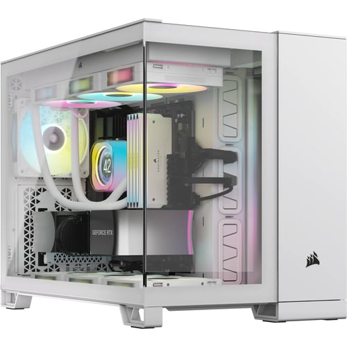 Corsair MT/SansAlim/ATX Blanc - Boîtier PC Corsair - grosbill.com - 0