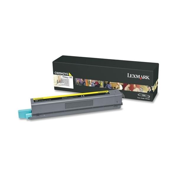 Toner Jaune C925H2YG pour imprimante Laser Lexmark - 0