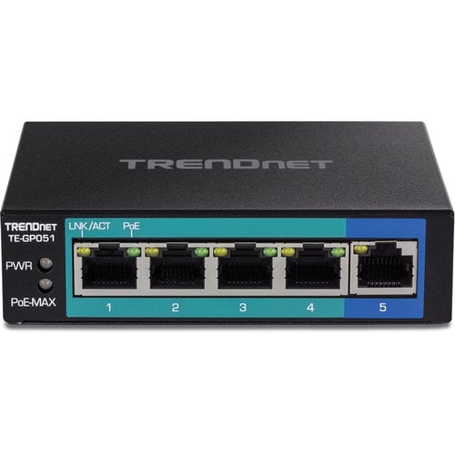 5-PORT GIGABIT POE+ SWITCH . - Achat / Vente sur grosbill.com - 1