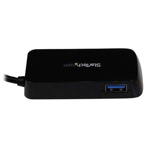 Portable 4 Port Mini USB 3.0 Hub - Black - Achat / Vente sur grosbill.com - 2