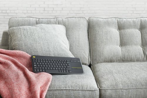 WIRELESS TOUCH KEYBOARD K400+ - Achat / Vente sur grosbill.com - 17