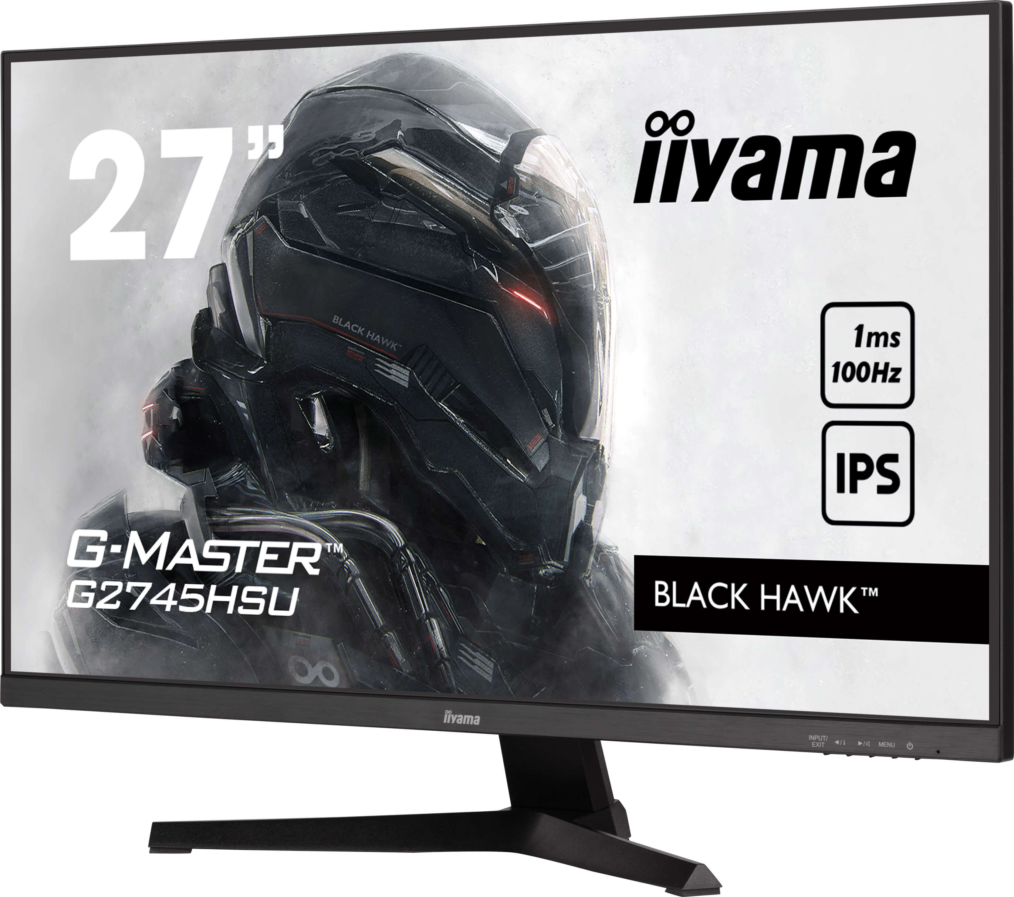 Iiyama 27"  G2745HSU-B2 - Ecran PC Iiyama - grosbill.com - 4