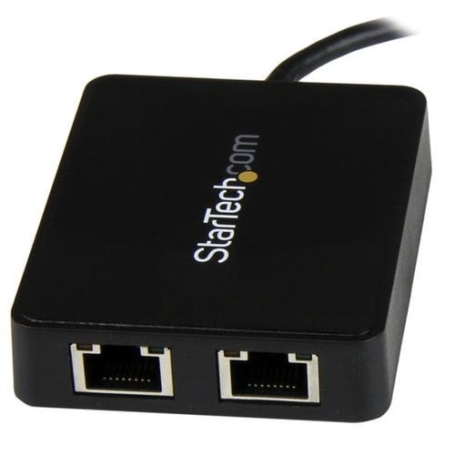 Dual USB-C to GbE Adapter w/USB port - Achat / Vente sur grosbill.com - 1