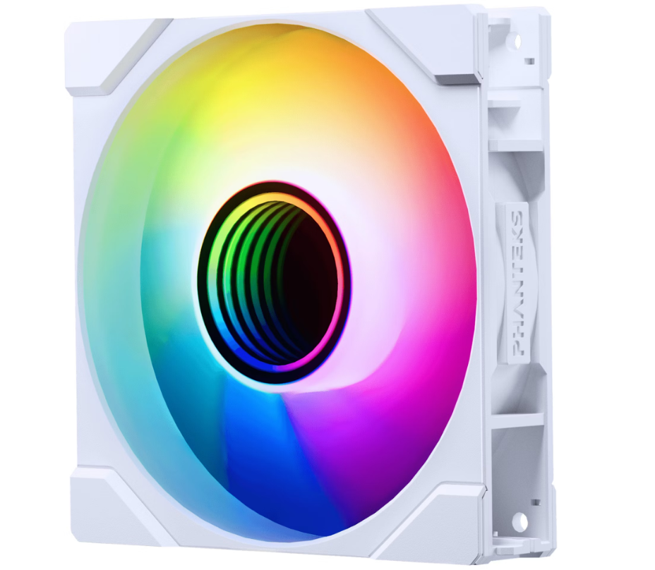 Phanteks M25 Gen2 PWM Reverse Blade Blanc 120mm D-RGB - Ventilateur boîtier - 0