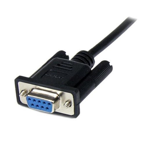 1m Black DB9 RS232 Null Modem Cable F/M - Achat / Vente sur grosbill.com - 1