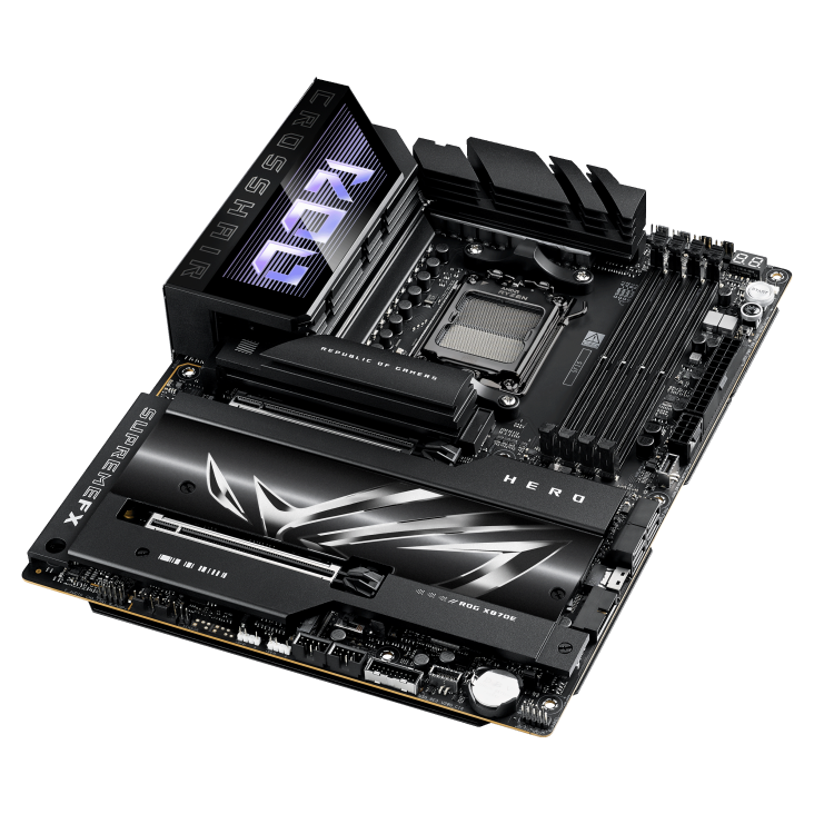 Asus ROG CROSSHAIR X870E HERO ATX  - Carte mère Asus - grosbill.com - 4