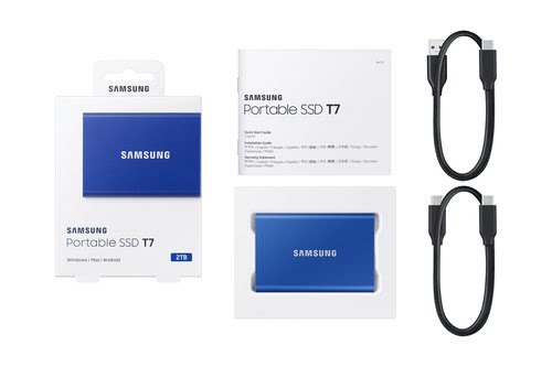 Samsung T7 2TB BLUE - Achat / Vente sur grosbill.com - 11