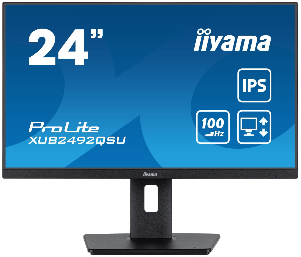 Iiyama 24"  XUB2492QSU-B1 - Ecran PC Iiyama - grosbill.com - 0