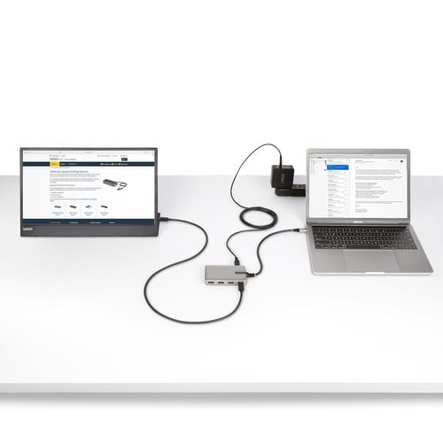 4-PORT USB-C HUB W/USB-C VIDEO - Achat / Vente sur grosbill.com - 5