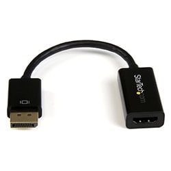 Connectique PC StarTech  Adaptateur DisplayPort 1.2 vers HDMI 4k - DP2HD4KS Grosbill