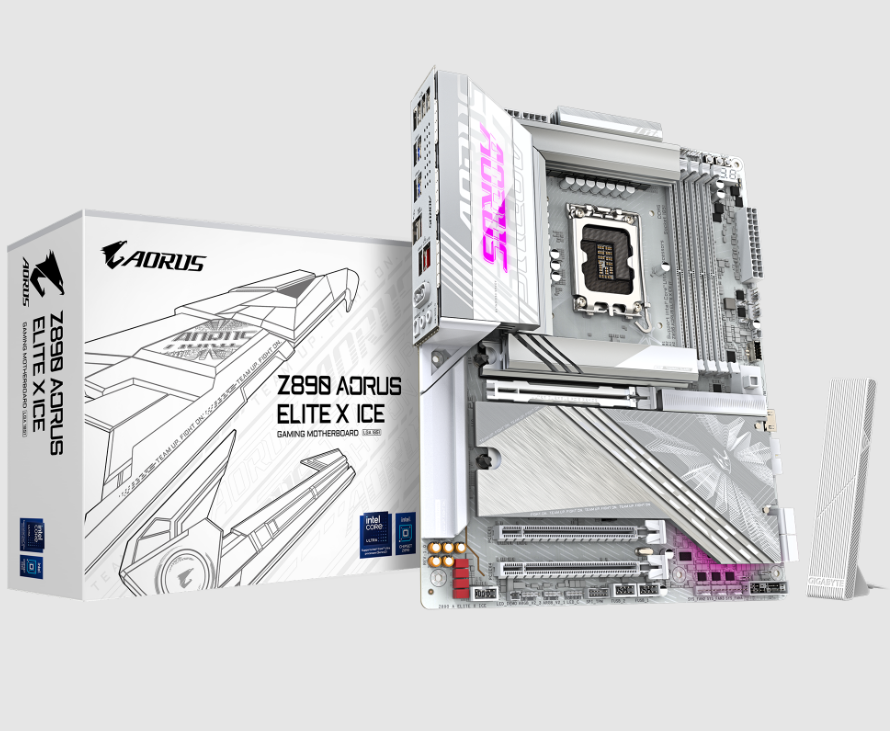 Bundle Z890 A ELITE X ICE + Core Ultra 7 265K - grosbill.com - 1