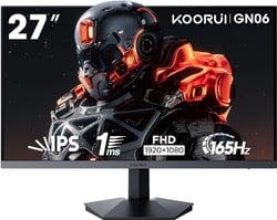 Ecran PC KOORUI GN06 - 27" FHD 165Hz IPS 1ms FreeSync Compatible G-Sync Grosbill