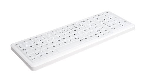 Wired Keyb compact washable USB white - Achat / Vente sur grosbill.com - 1