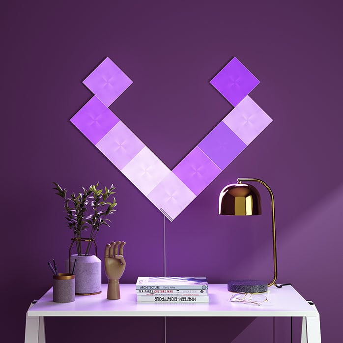 Nanoleaf Canvas Starter Kit - 9 pièces (NL29-0002SW-9PK) - Achat / Vente Objet connecté / Domotique sur grosbill.com - 2