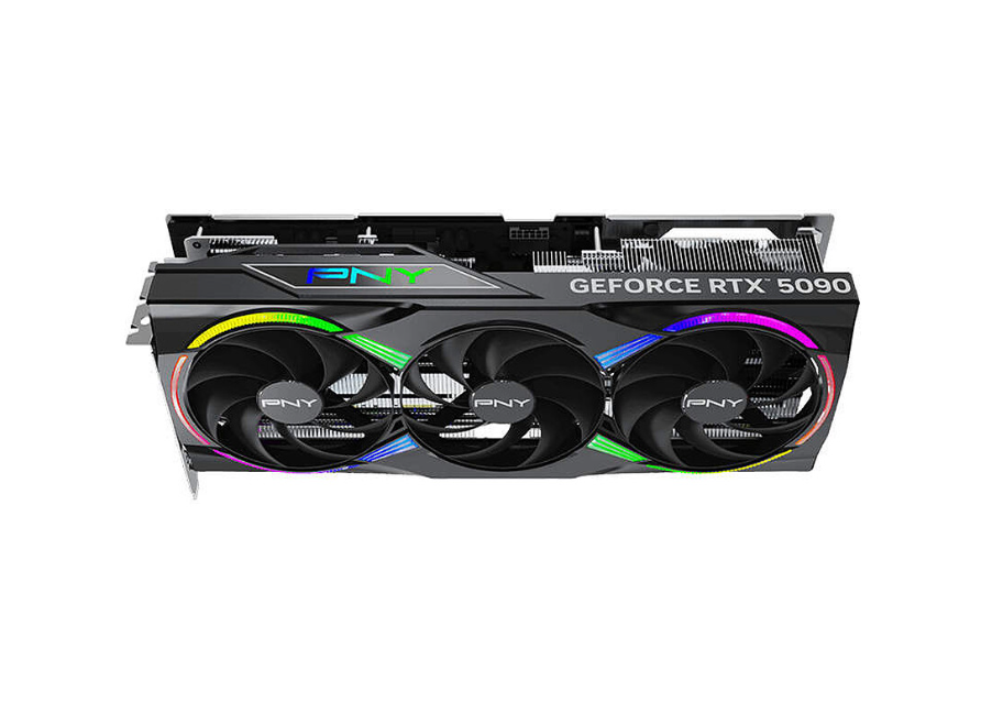 PNY RTX 5090 32GB ARGB Overclocked Triple Fan - Carte graphique - 3