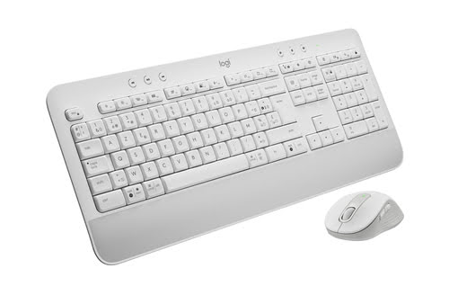 Logitech MK650 Offwhite Signature - Pack Clavier/Souris - 1