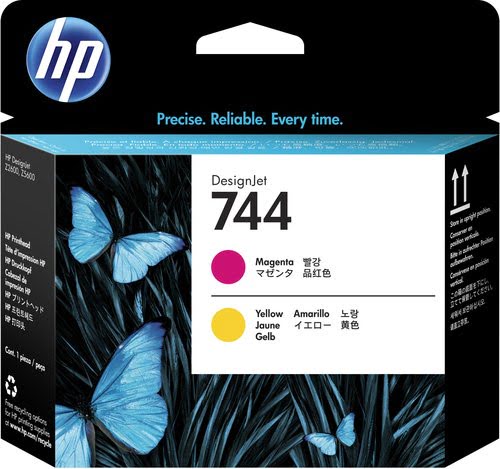 HP HP Ink/744 Magenta+Yellow Printhead - Achat / Vente Consommable imprimante sur grosbill.com - 1