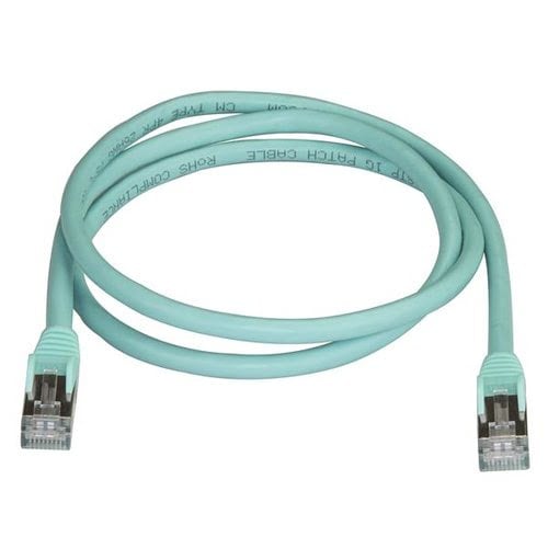 1m Aqua Cat6a Ethernet Cable - STP - Achat / Vente sur grosbill.com - 1