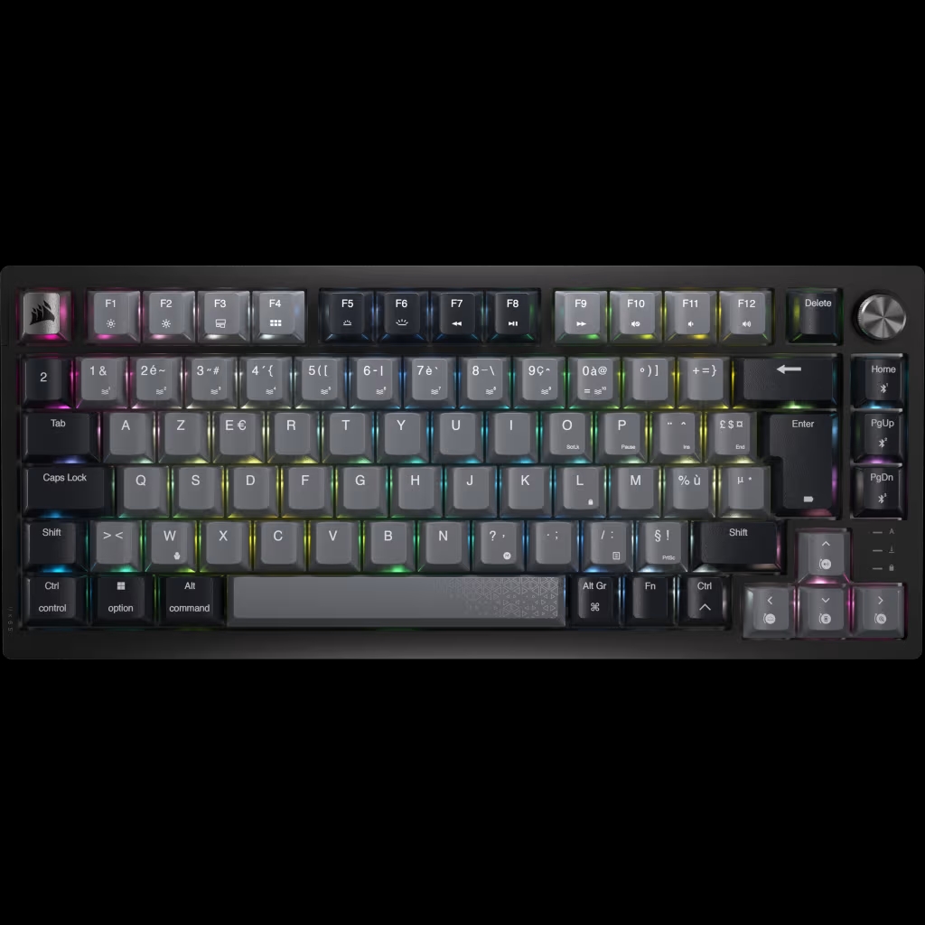 Corsair K65 PLUS WIRELESS 75% RGB Mecanique - Clavier PC Corsair - 0