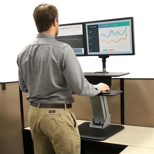 Sit-to-Stand Workstation - Height Adjust - Achat / Vente sur grosbill.com - 8