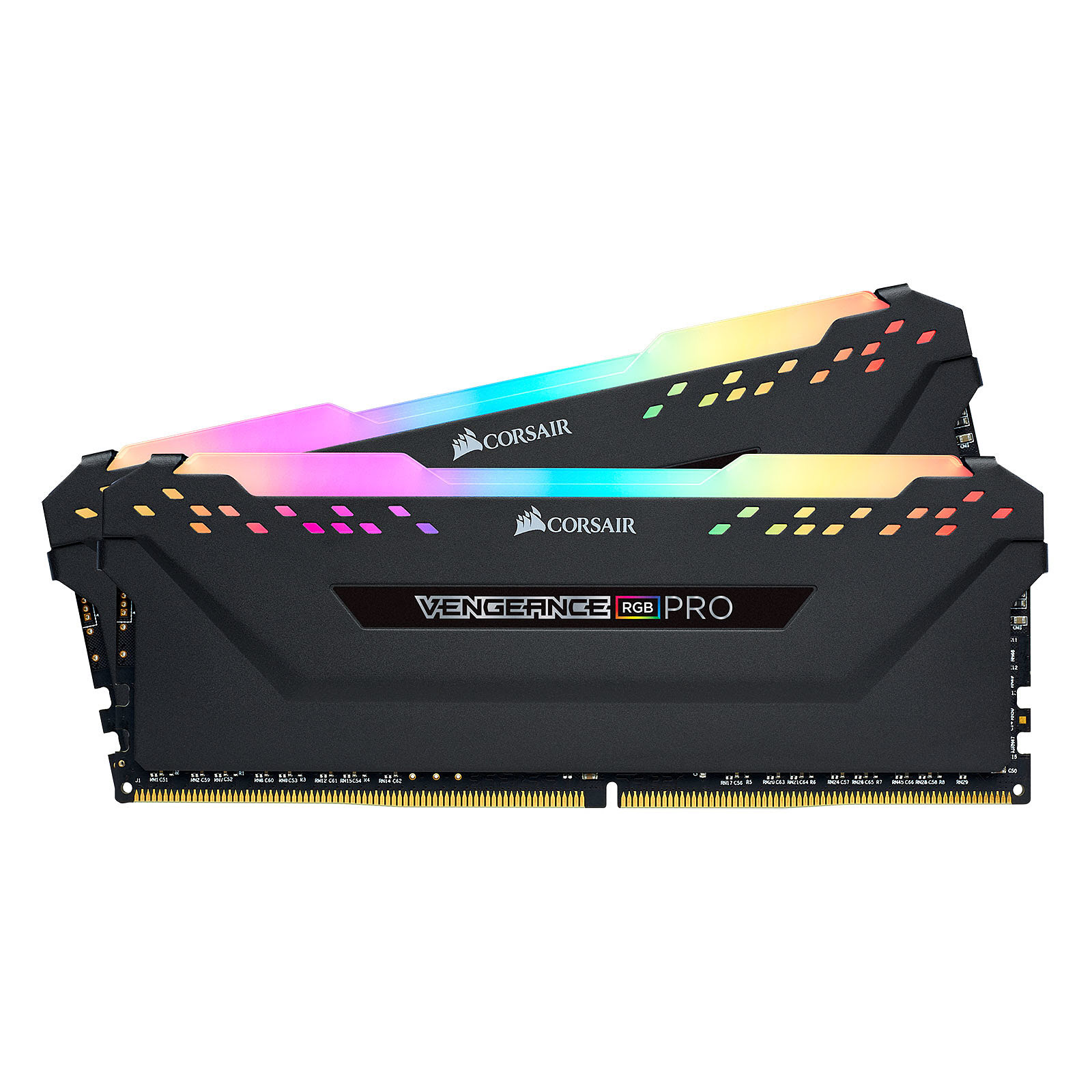 Corsair CMW16GX4M2C3200C16 RGB (2x8Go DDR4 3200 PC25600) (CMW16GX4M2C3200C16) - Achat / Vente Composant sur grosbill.com - 1