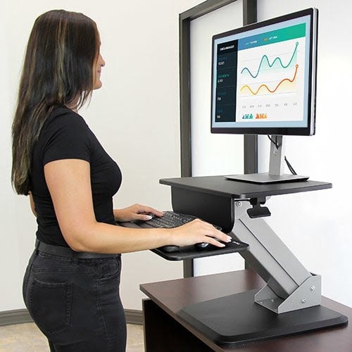 Sit-to-Stand Workstation - Height Adjust - Achat / Vente sur grosbill.com - 9