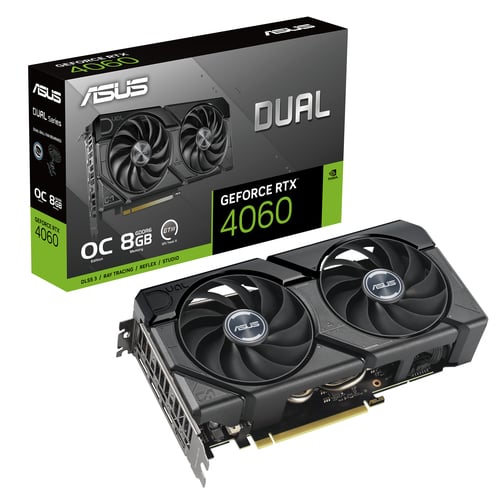 Carte graphique Asus Dual GeForce RTX 4060 EVO OC Edition 8GB Grosbill