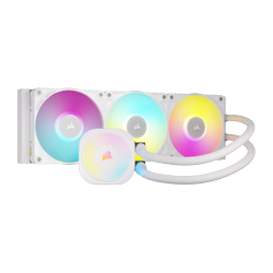 Watercooling Corsair iCUE LINK TITAN 360 RX LCD Blanc AIO/360mm Grosbill