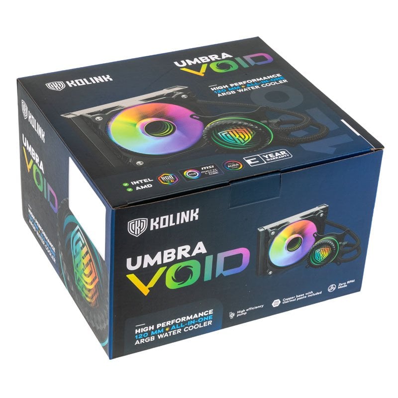 Kolink Umbra Void 120 AIO Performance ARGB - Watercooling Kolink - 8