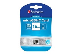 image produit Verbatim Carte mémoire flash - 16Go - Class 10 - Micro SDHC Grosbill