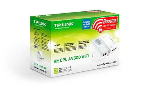 AV600 Powerline Wi-FI KIT Qualcomm 30 (TL-WPA4225 KIT) - Achat / Vente sur grosbill.com - 1