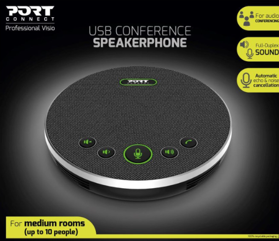 Port Enceinte salle conférence - Micro + Speaker (902002) - Achat / Vente Vidéoconférence sur grosbill.com - 3