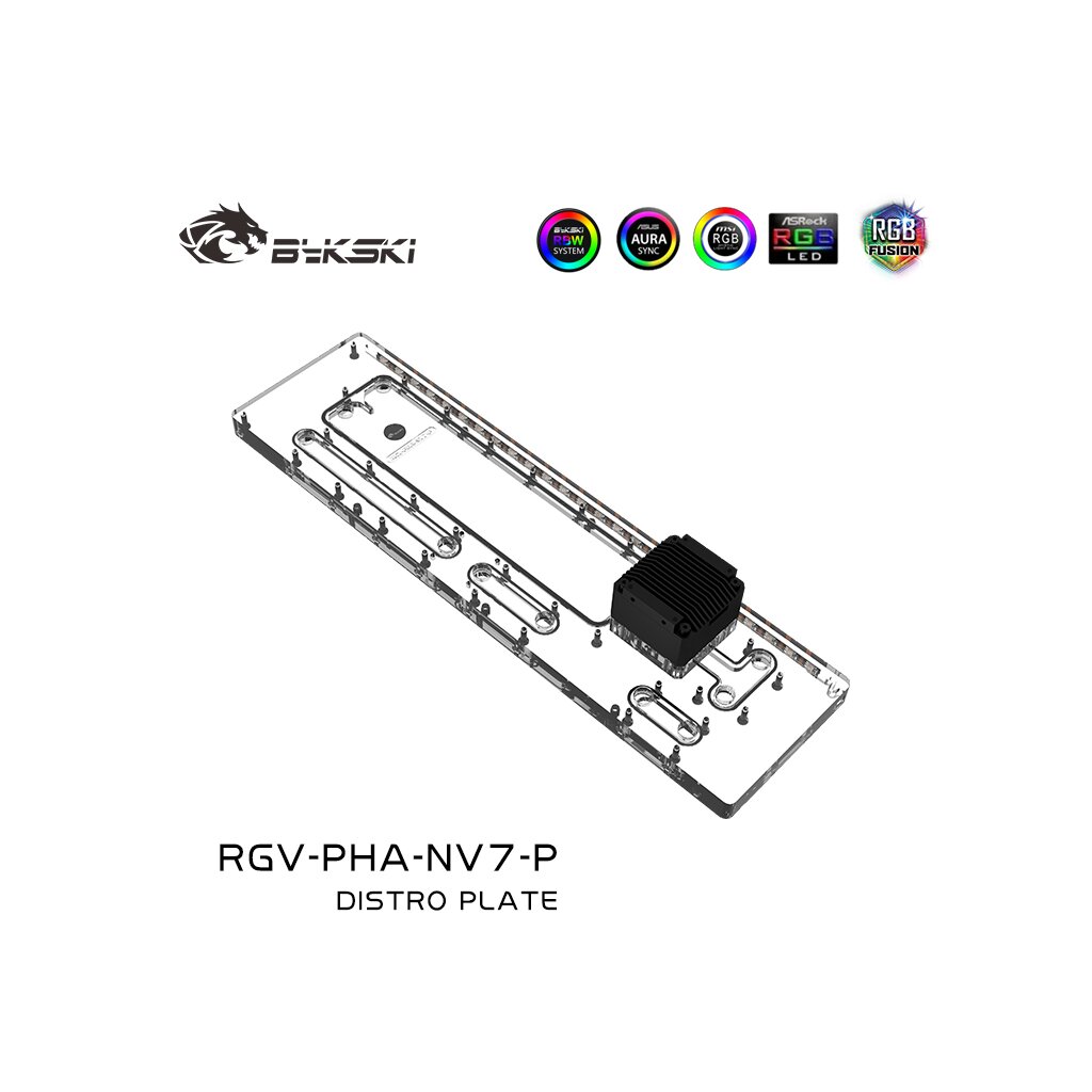 bykski Distroplate pour Phanteks NV7 Distro Plate - Watercooling - 1