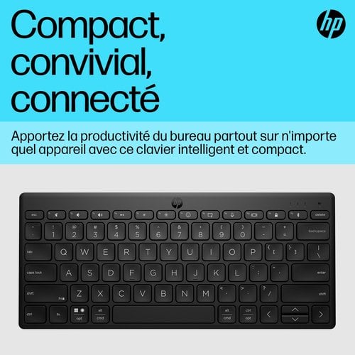 HP 350 BLK Compact Multi-Device KBD - Achat / Vente sur grosbill.com - 14