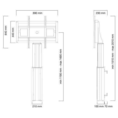 PLASMA-W2500SILVER 42-100" NewStar Motor - Achat / Vente sur grosbill.com - 5