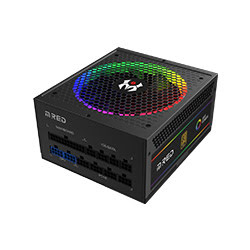 Alimentation M.RED ATX 850W - 80+GOLD - F.Mod/RGB - MRR-850A (BLACK) Grosbill