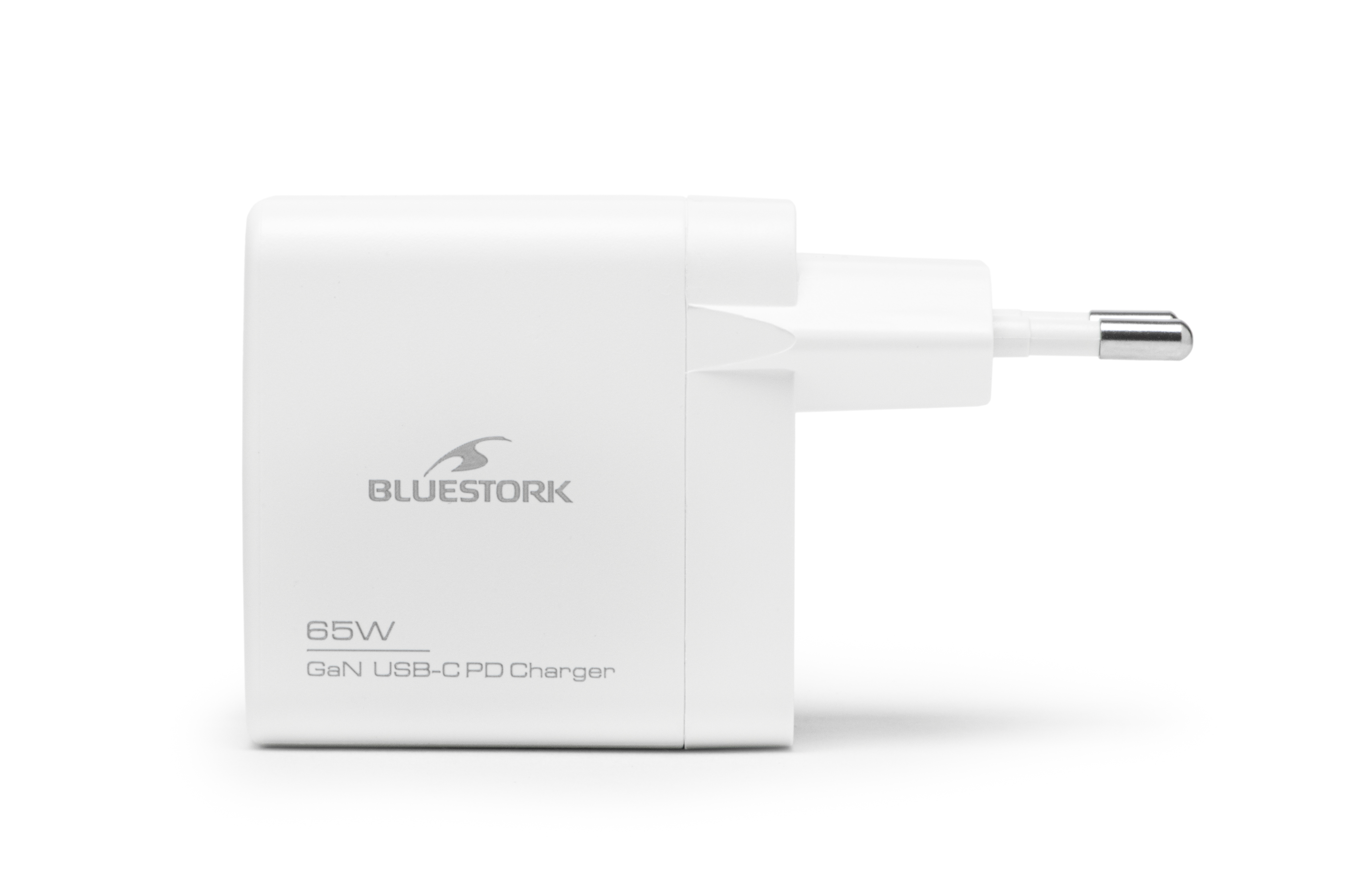 Bluestork 65W USB C - Blanc/Détachable  (PW-NB-65-C-GAN-W) - Achat / Vente Accessoire alimentation sur grosbill.com - 3