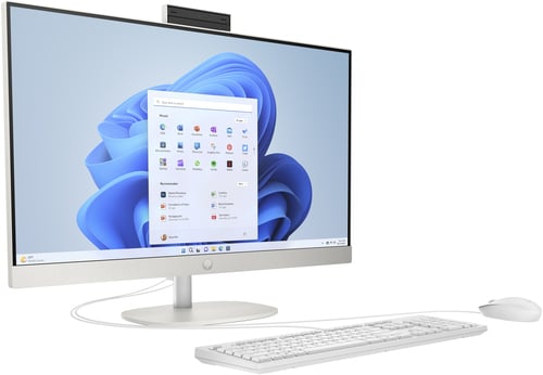 HP 27-cr0034nf  27" FHD/R5-7520U/8Go/512Go/W11 Blanc - All-In-One PC/MAC - 2