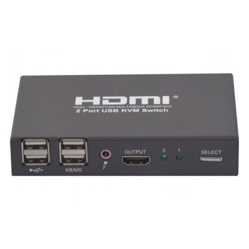 Commutateur HDMI 1.4 - 2 entrées/1 sortie - Commutateur Grosbill - 0