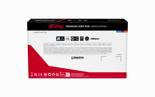 Kingston  FURY Renegade RGB LE XMP 48Go (2x24Go) DDR5 8000MHz - Mémoire PC Kingston sur grosbill.com - 5