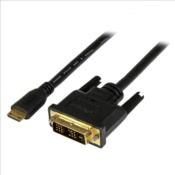 Câble mini HDMI vers DVI-D M/M - 1m - Connectique PC - grosbill.com - 0