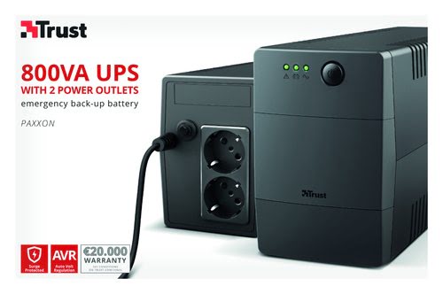 PAXXON 800 VA UPS 2 ELECTRICAL - Achat / Vente sur grosbill.com - 12