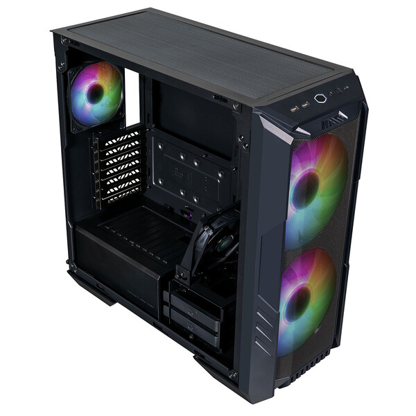 Bundle HAF Black + Masterliquid 240L + ATX 1050W  - grosbill.com - 3