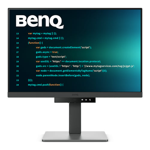 Ecran PC BenQ RD240Q pour développeurs - 24" QHD+ 60Hz IPS 5ms HDR Pivot Grosbill