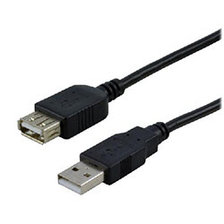 image produit MCL Samar Câble USB2.0 rallonge Mâle-Femelle - 3m Grosbill