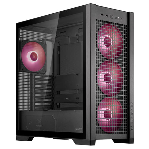 Boîtier PC Asus TUF Gaming GT302 TG ARGB Noir - MT/Sans Alim/E-ATX Grosbill